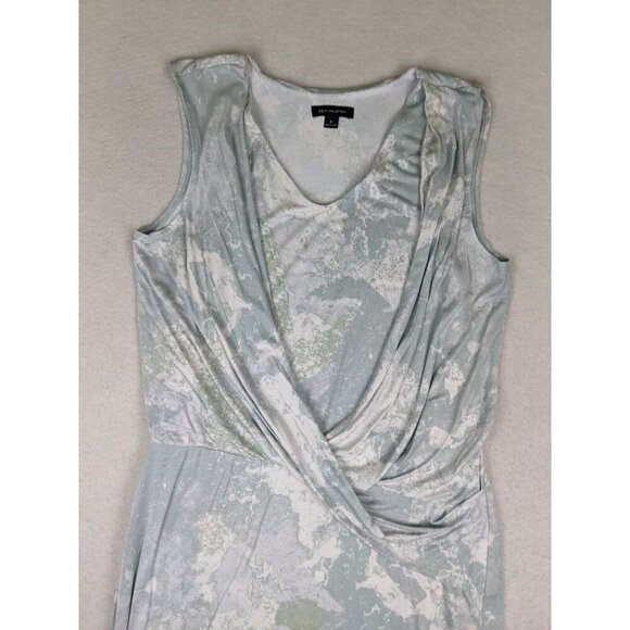 H by Halston Women's Dress Size 6 Gray & White Print Stretch Knit - Picture 4 of 12